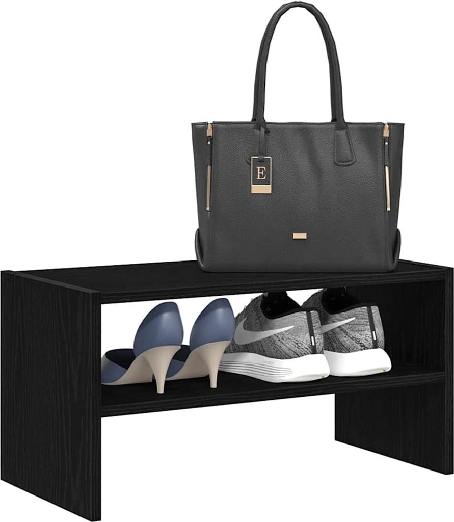 "2026 Promotion" Schuhschrank, Schuhkipper, Schuhregal, Stapelbar Schwarze Eiche 60x30x30,5 cm - Schuhständer CC31962