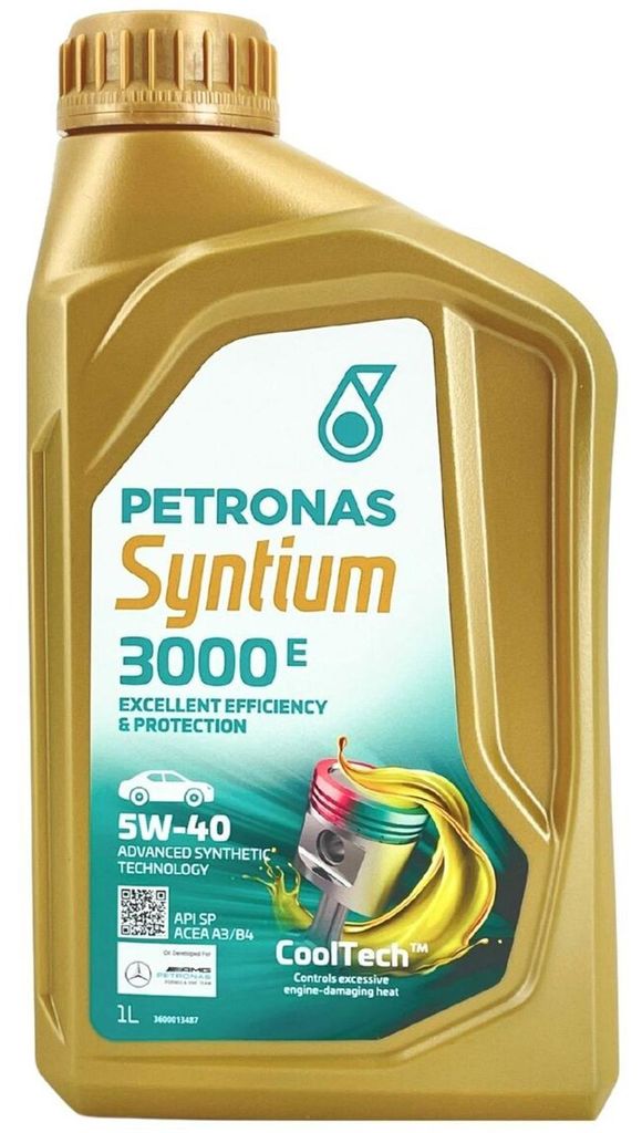 PETRONAS Syntium 3000 E für 5W-40 1 Liter Motoröl Motorenöl Produktbild 