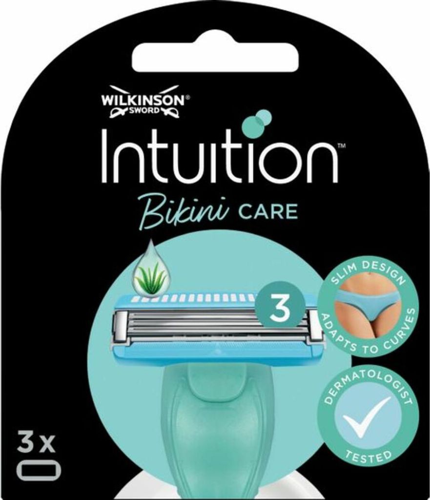 Wilkinson Intuition – Nachfüllklingen – Bikini Care Duo – Praktisch – 3 Klingen - 1 Stück