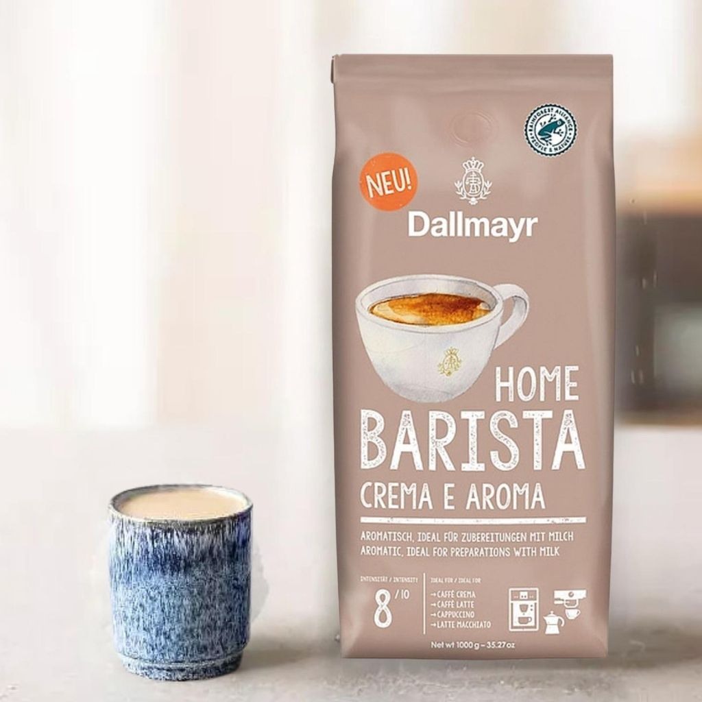 Dallmayr Home Barista Crema e Aroma, 1 kg, Cappuccino, Zdjęcie produktu 