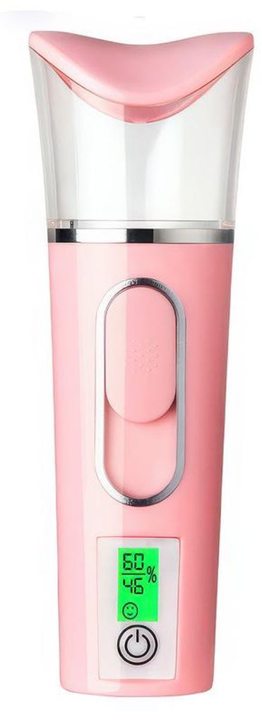 Nano Gesichtsdampfer 2in1 mit Hautanalyse & Feuchtigkeitsmesser, USB Mini Sprühgerät, tragbarer Gesichtssprüher für Hydration & Pflege