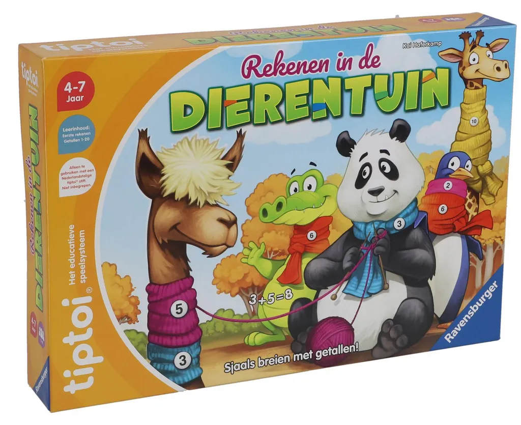 Livre de calcul interactif Zoo Ravensburger avec technologie audio tiptoi