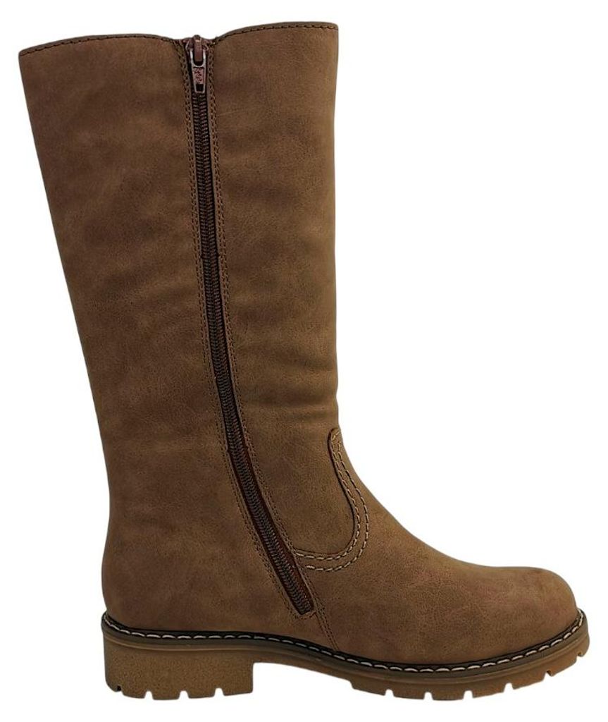 Botas para mujer Rieker, forradas, color marrón, para uso Imagen del producto 