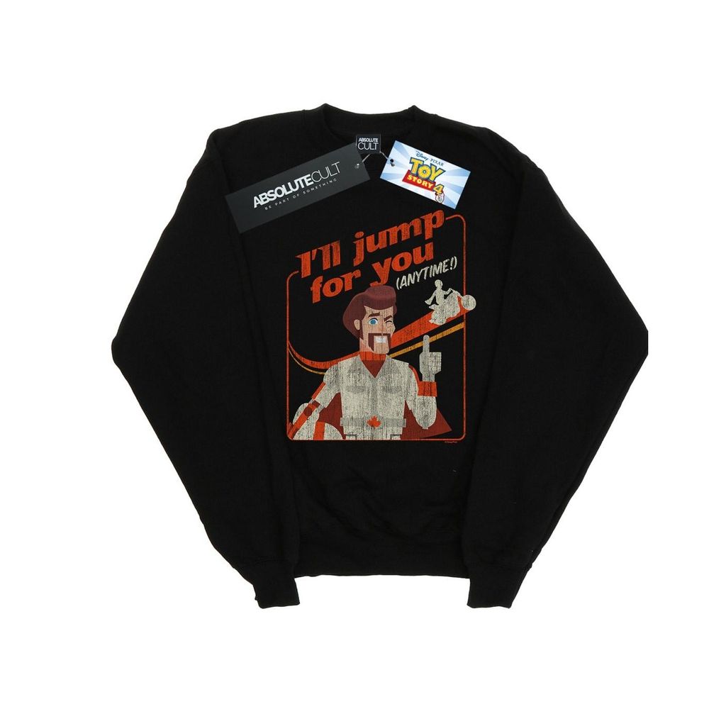 Disney - "Toy Story 4 I'll Jump For You" Sweatshirt für Herren BI50249 (3XL) (Schwarz)