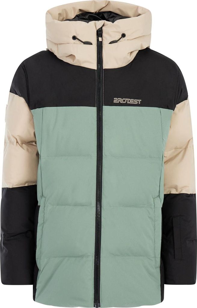 Protest PRTJustin Jr snowjacket beige/blau 176