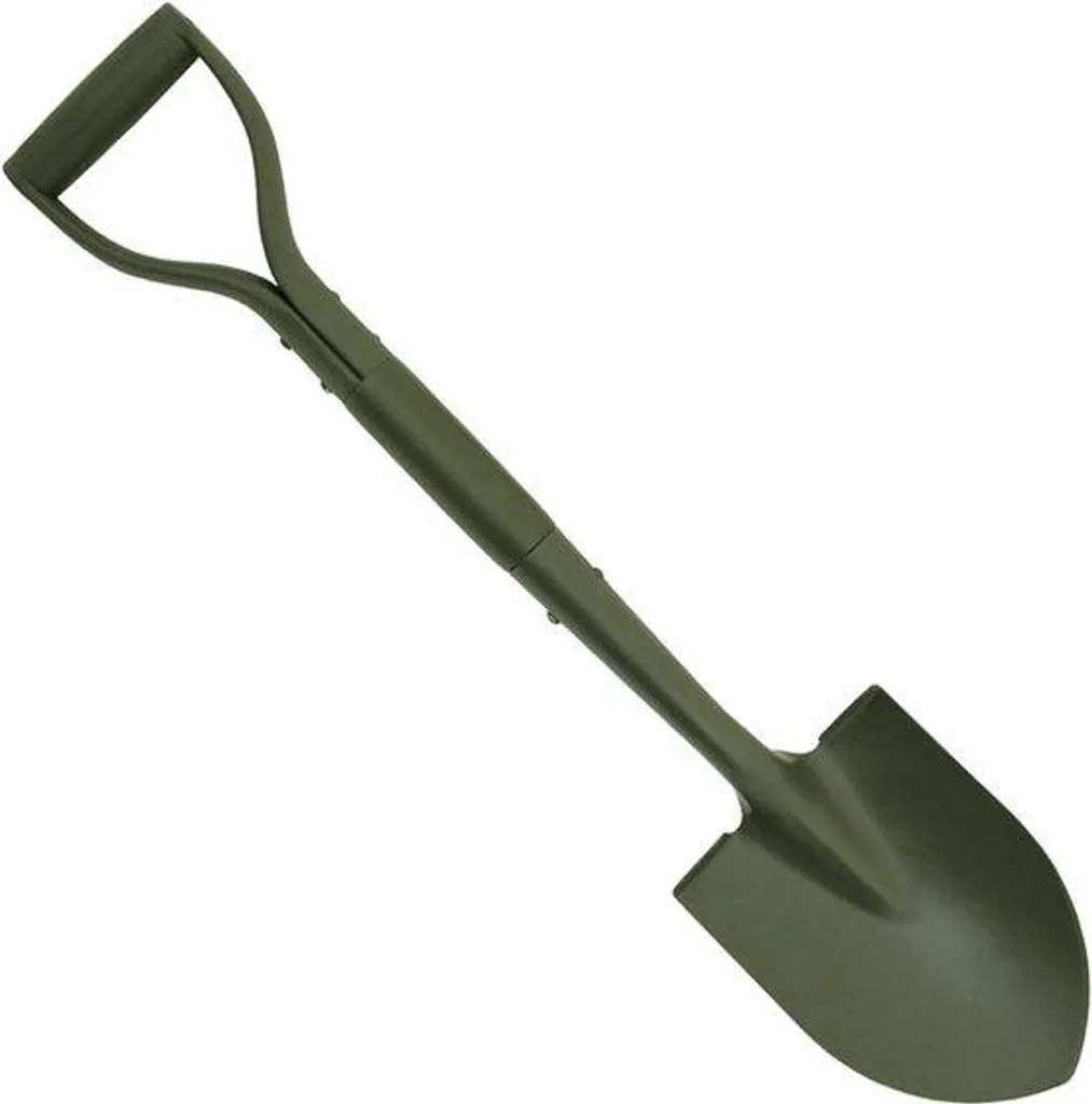 Pelle pliable militaire Bêche en acier MFH Vert Olive style Jeep Type II