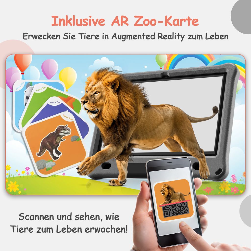 Olvy Kinder Tablet 10.1 Zoll HD, Kids Tablet Android 14, Produktbild 7