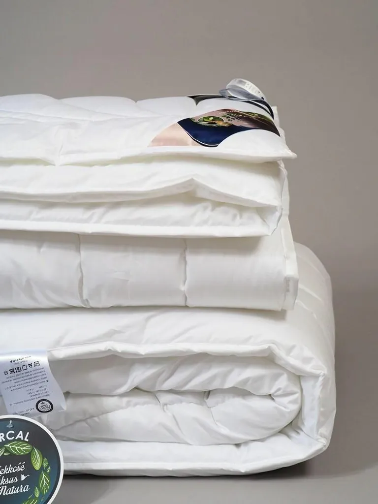 Coperta Anallergica AMZ 155x200 BioPercal 100% Cotone | Tutto l'Anno - 4