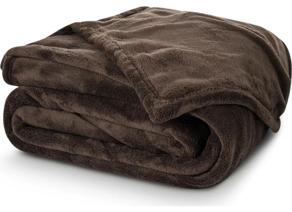 Koc mikroplyszowy 150x200 cm brązowy Zdjęcie produktu 