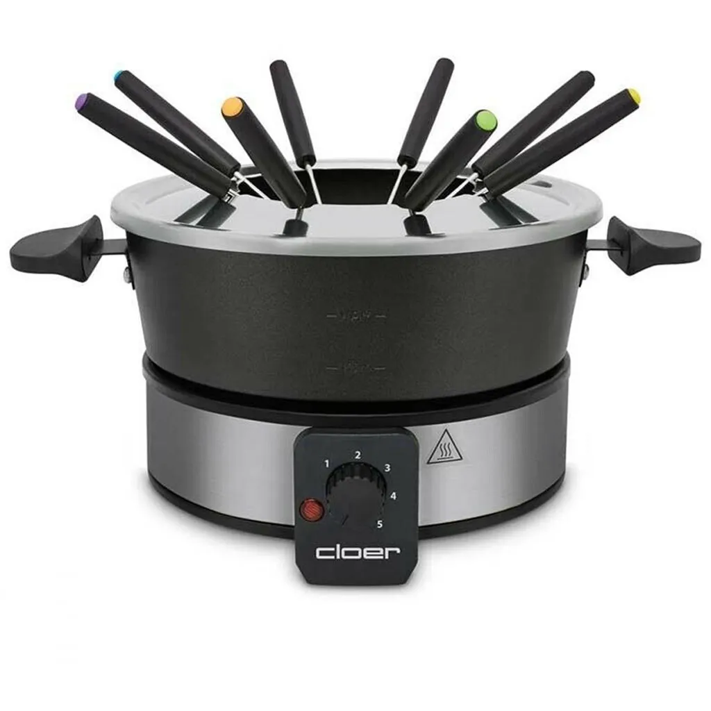 Appareil à Fondue Électrique Cloer 6679 - Service pour 8 Personnes