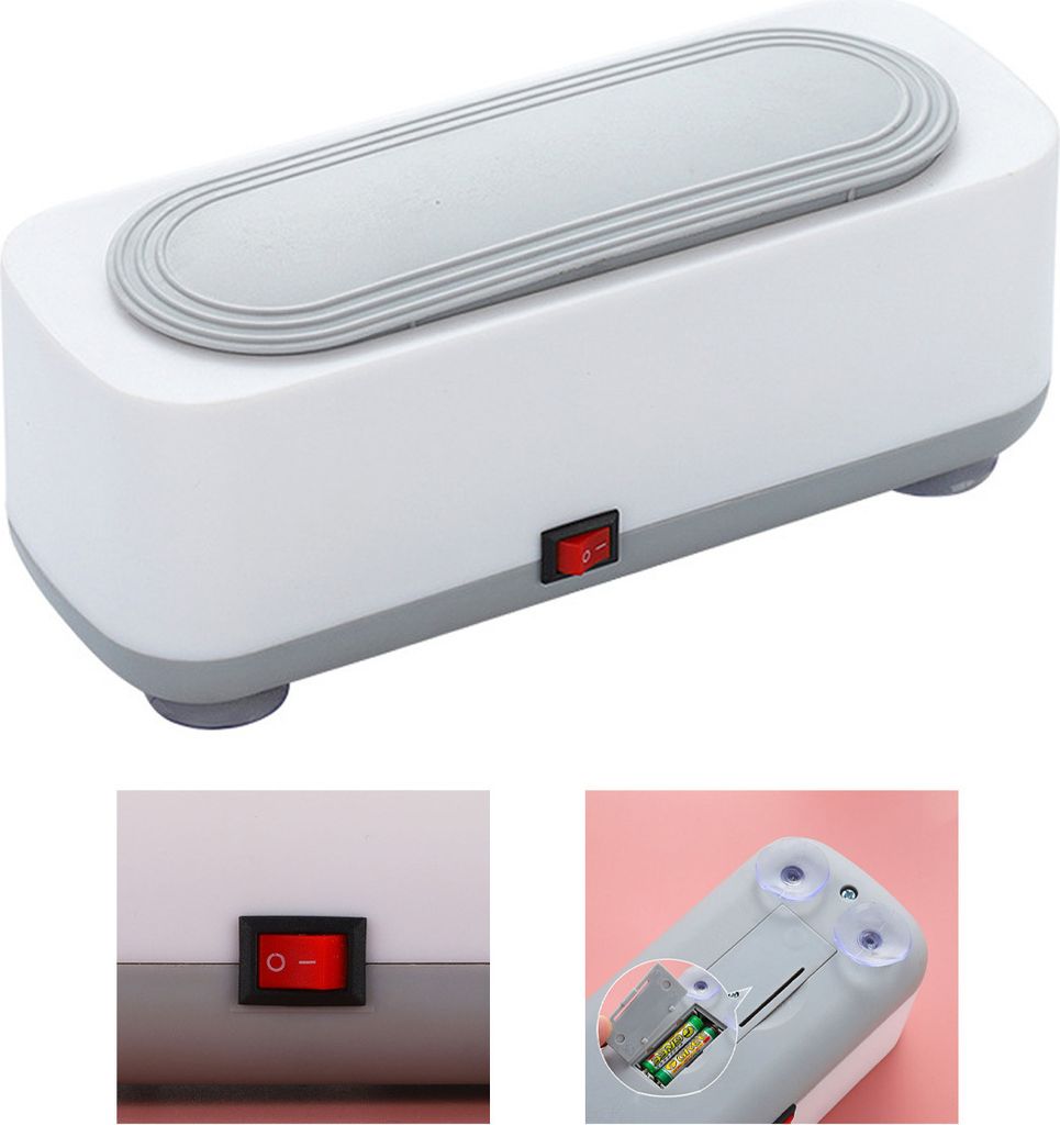 350ML Ultraschallreiniger, Ultraschallreinigungsgerät , Hochfrequenz Ultraschallreinigungsgerät Automatisch Ultrasonic für Schmuck, Brille