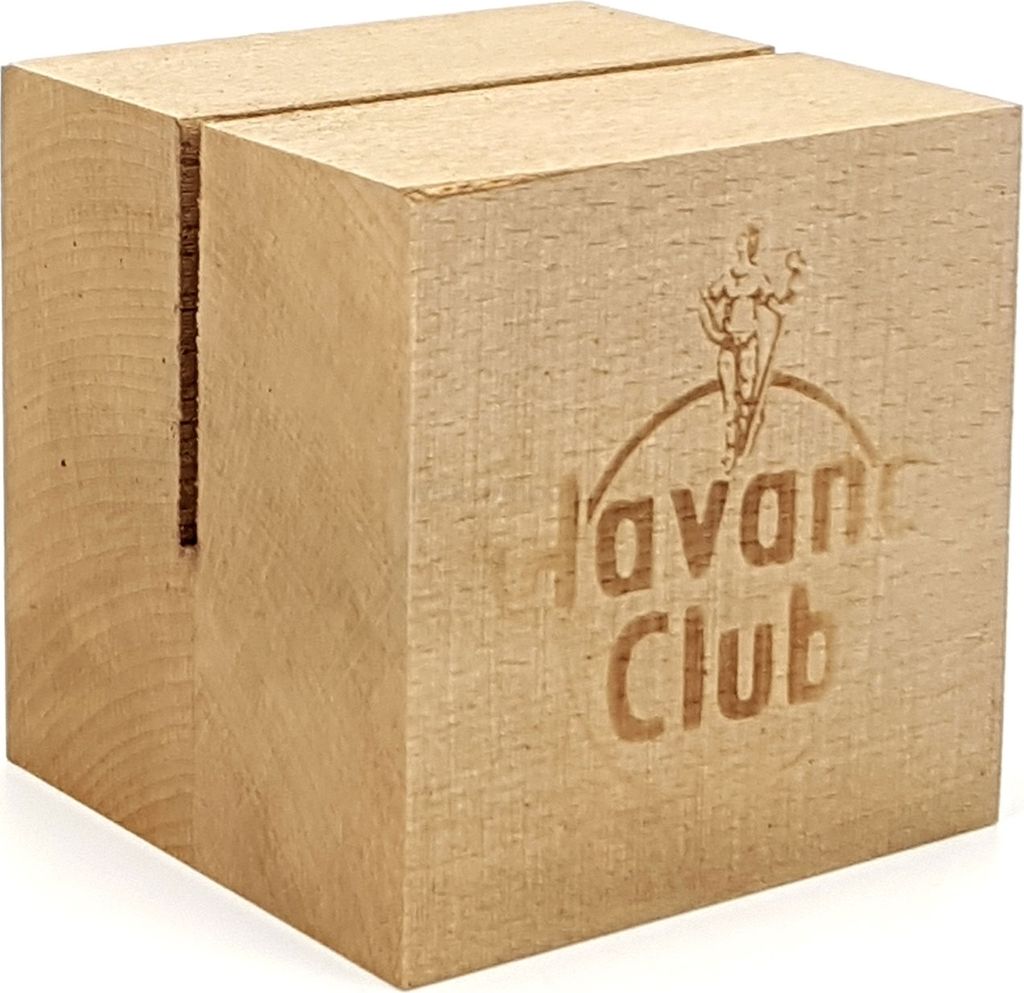 Havana Club Kartenhalter aus Holz Produktbild 