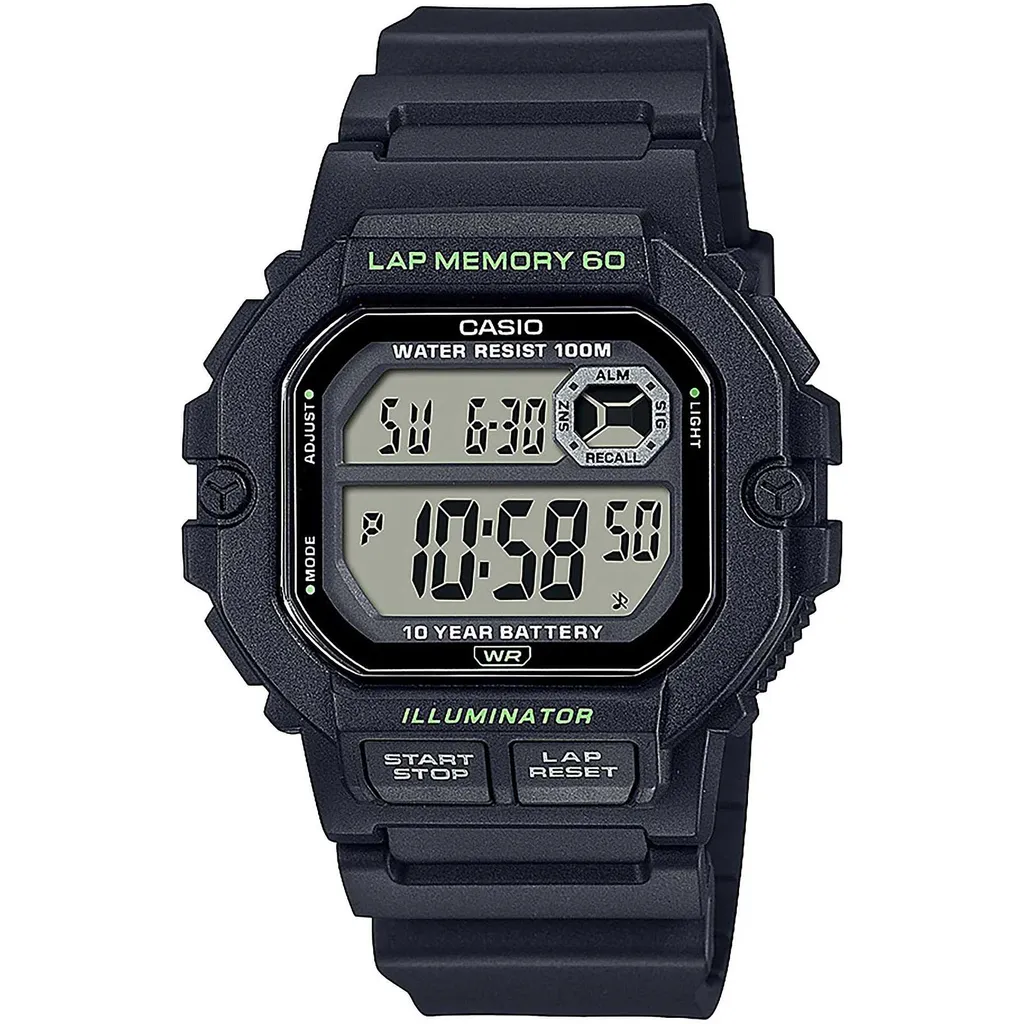 Casio Black Collection Uomo Digitale: Orologio Vintage Originale Nero