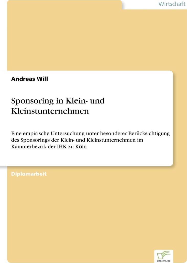 Sponsoring in Klein- und Kleinstunternehmen