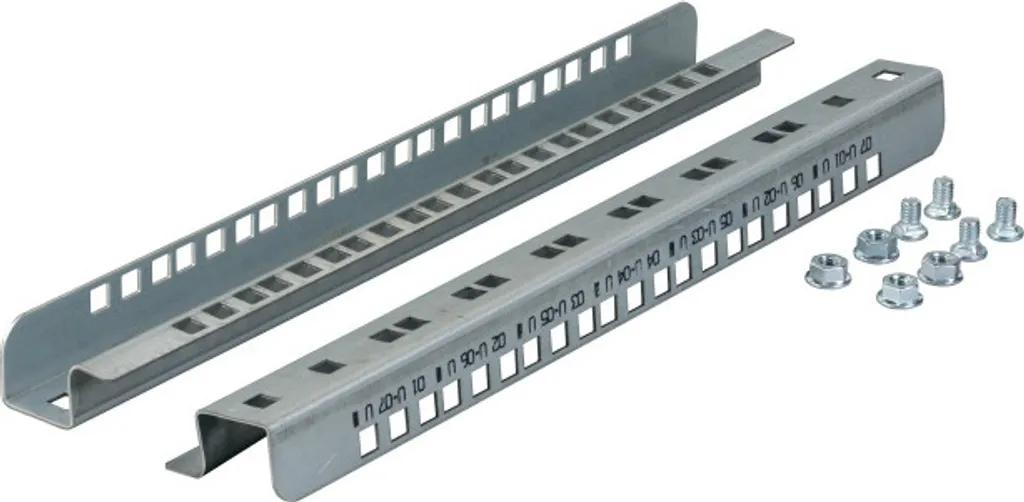 Rails de fixation 19 pouces 16U pour serveurs et réseaux - Lot de 2