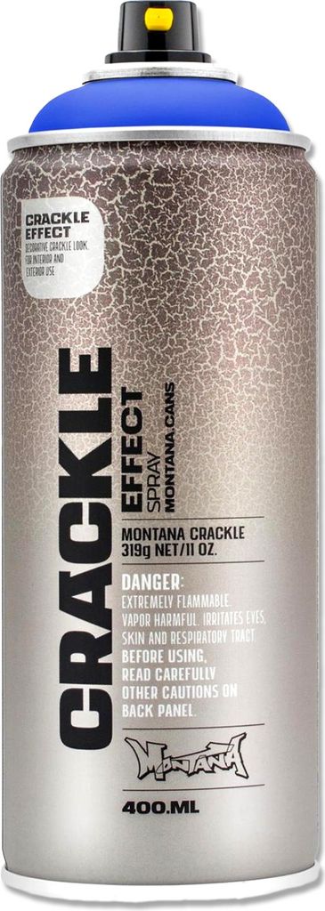 Sprühlack Montana CRACKLE | Riss-Effekt | Gentian Blue | 400ml