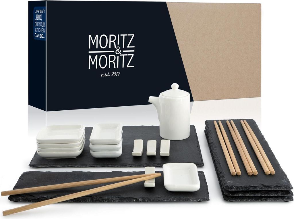 Moritz & Moritz Sushi Set Schiefer groß Produktbild 