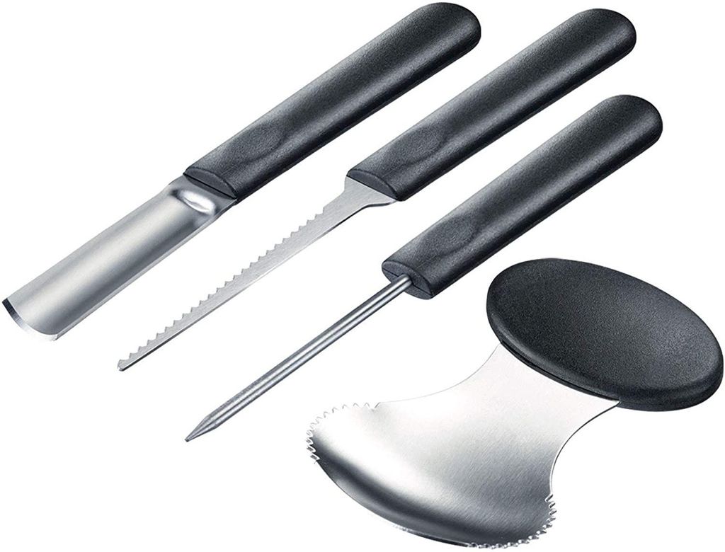 Westmark Pompoensnijset "Halloween", 4-delig, met Productafbeelding 