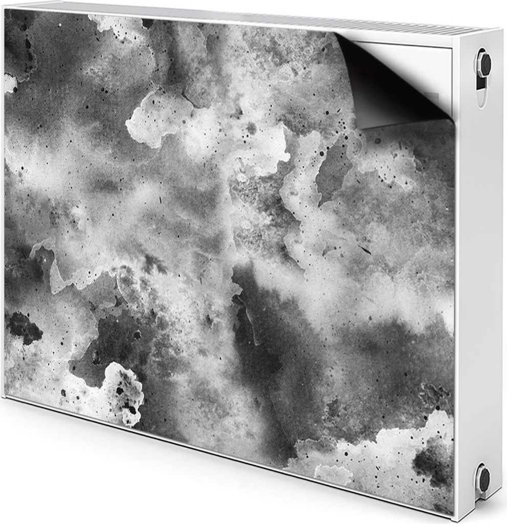Magnet Heizkörperverkleidung Heizkörper-Abdeckung Heizung Heizkörper 90x60 cm - Dunkle Wolken