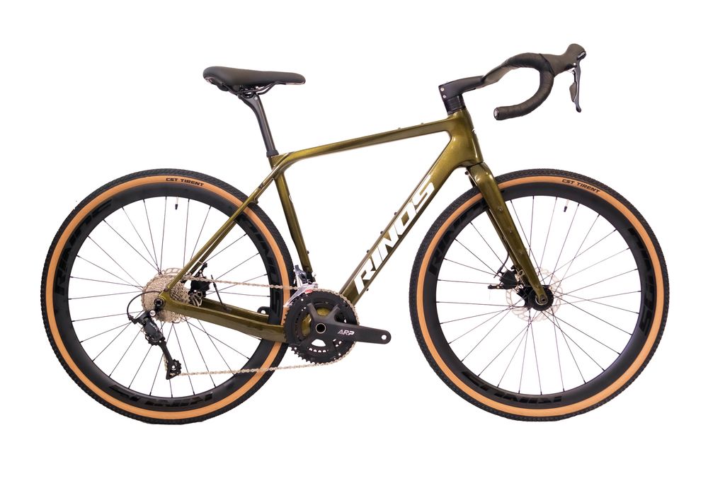 RINOS Carbon Gravel Bike Shimano R3000 Gold 54 cm