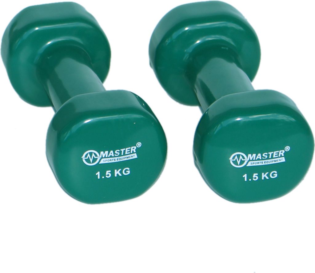 Vinylové činky MASTER 2 x 1,5 kg Obrázok produktu 