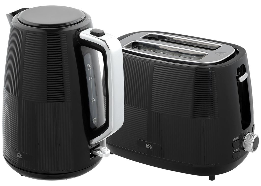 HOMCOM: Juego de hervidor y tostadora, 2200 W. Incluye un Imagen del producto 