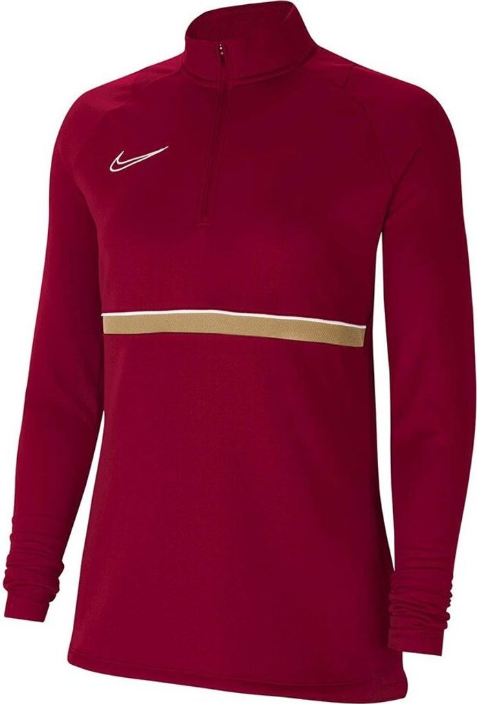 NIKE Dri-FIT Academy21 Drill Top Women weinrot/beige CV2653-677 - M