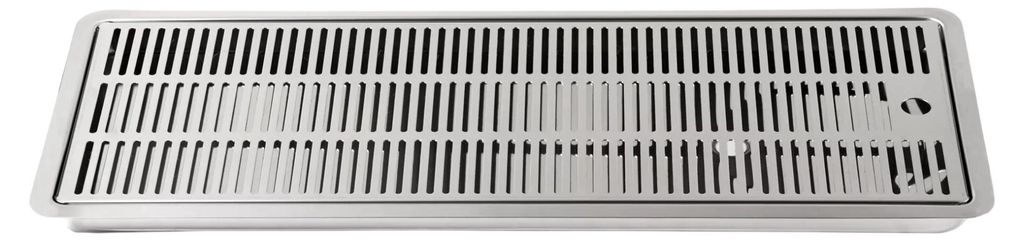 BieTal® Tropfschale Tropfkasten Edelstahl 60x22cm Einlass Produktbild 