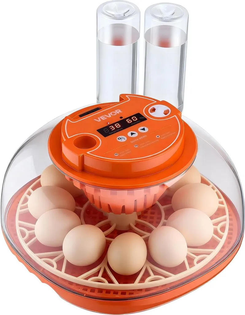 Incubateur automatique 12 œufs : fini les échecs d'éclosion manuelle