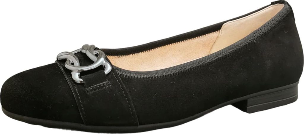 Gabor (0) Ballerinas Damen 32303234343234 Schwarz 38 EU
