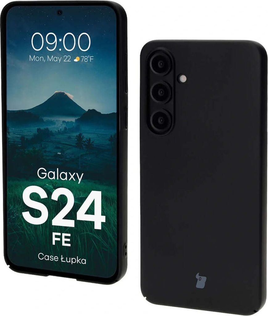 Bizon Case Lupka Samsung Galaxy S24 FE schwarz