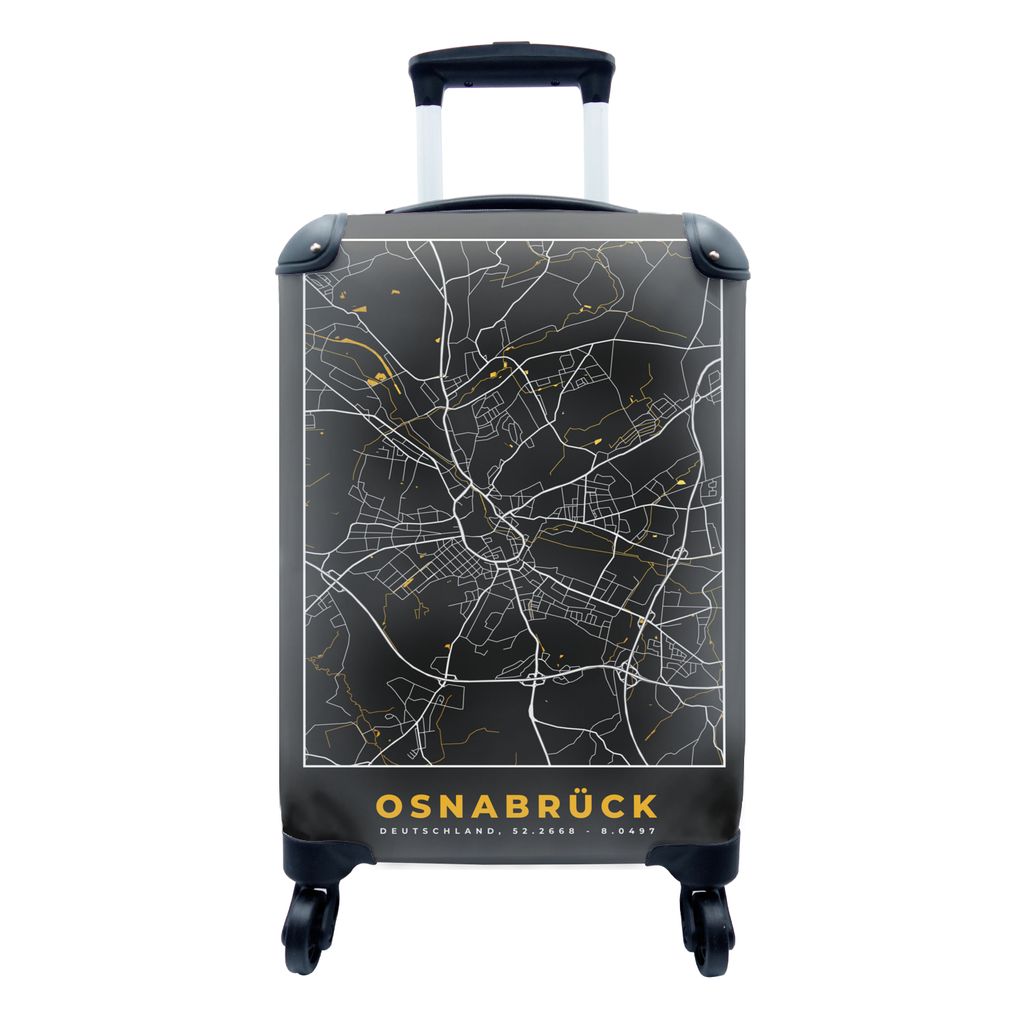 MuchoWow® Koffer Handgepäck Trolley Rollkoffer Kleine Produktbild 