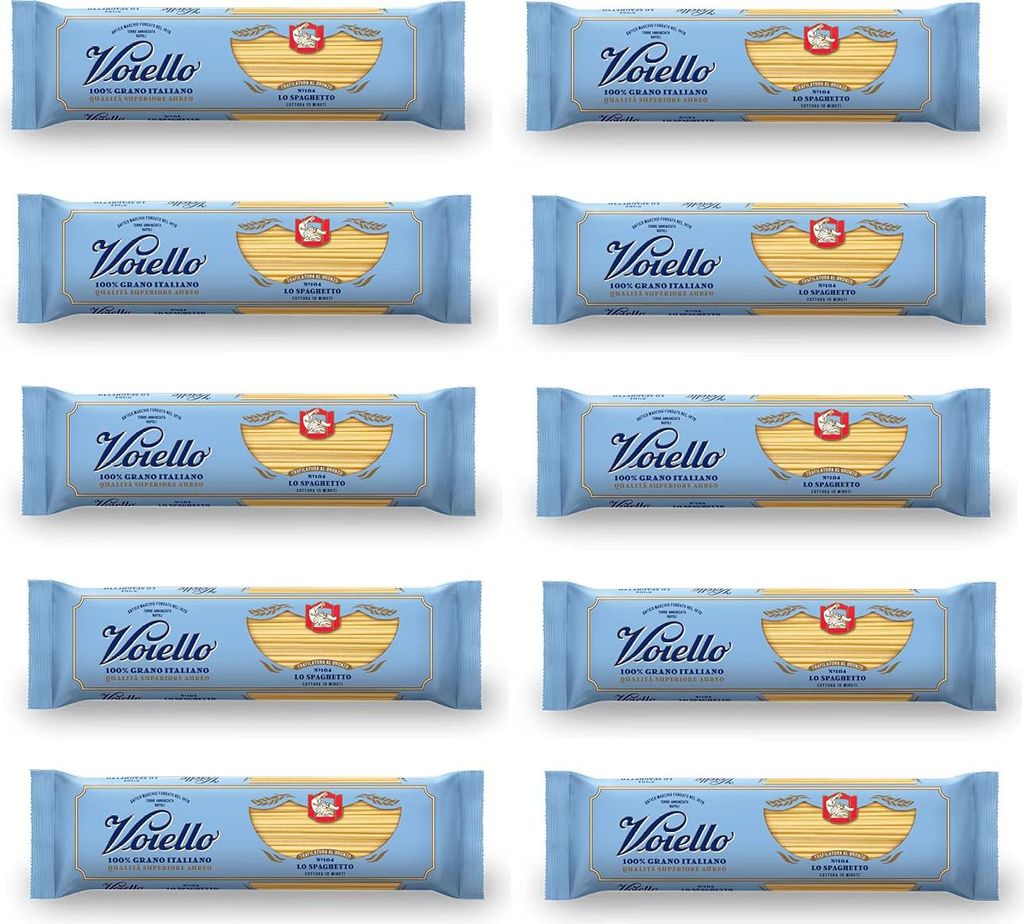 10x Voiello Lo Spaghetto n°104 Pasta 100% Italienischer Produktbild 