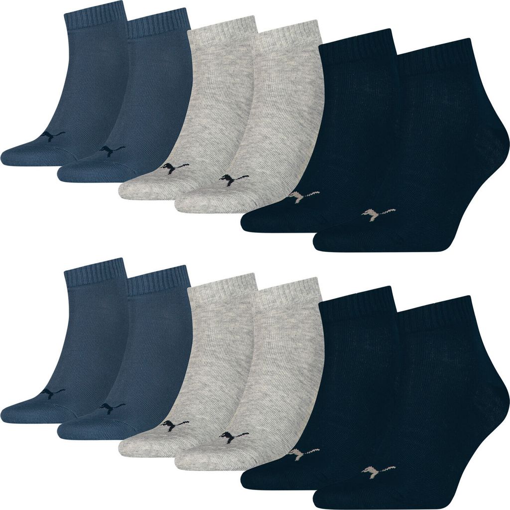 6 Paar PUMA Uni Quarter Socken Produktbild 
