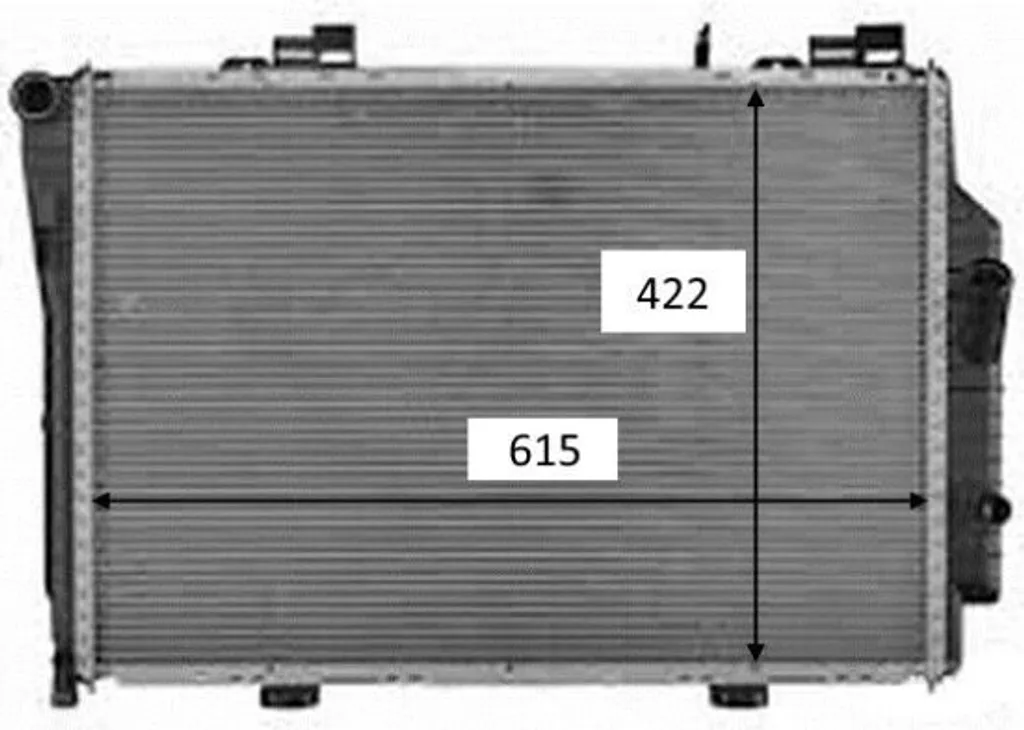 Radiateur moteur NRF 58489 pour Mercedes Classe C S202 et CLK C208