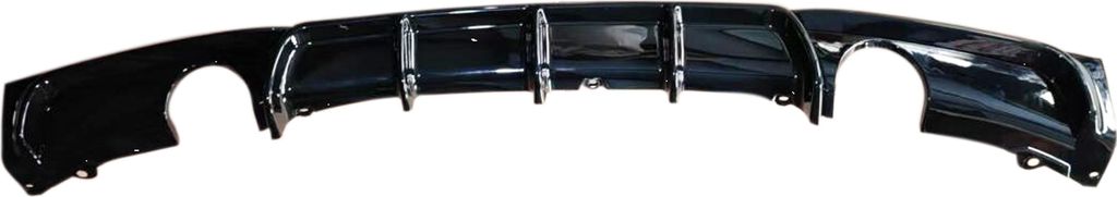 Heckdiffusor Diffusor Stoßstange Hinten SCHWARZ GLANZ für Produktbild 