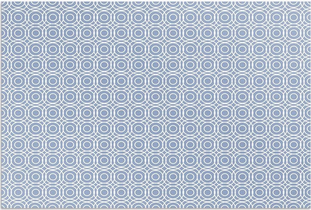 Feine Kreise als Mosaik im griechischen Stil – Vinylteppich – 140x210 cm – Outdoor Teppich – Terrasse – Wetterfest – Modern