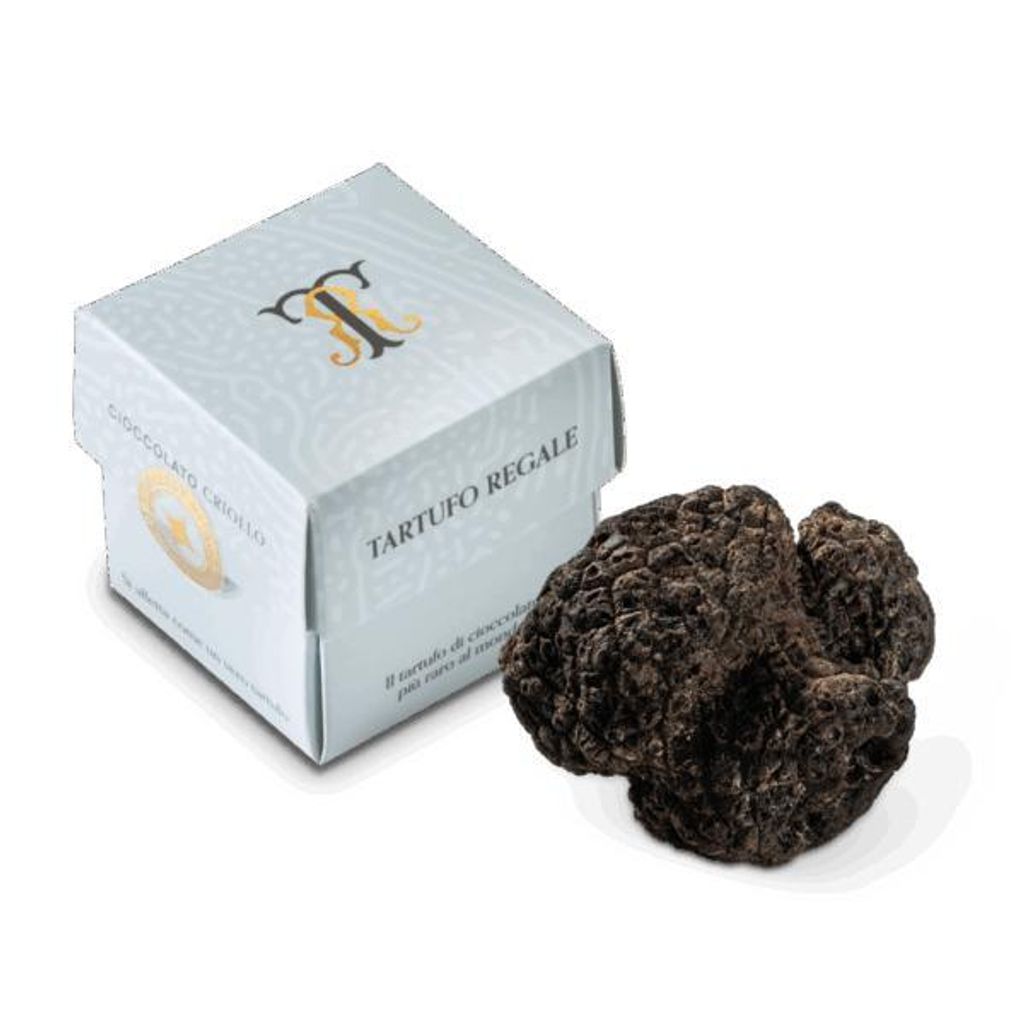 Schokoladentrüffel mit dunkler Schokolade, 20 g (Tartufo Regale Black)