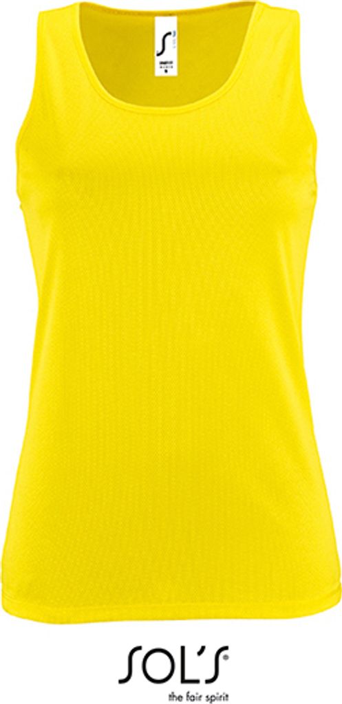 SOLs 02117 | Canotta sportiva da donna - Colore: Giallo Immagine del prodotto 