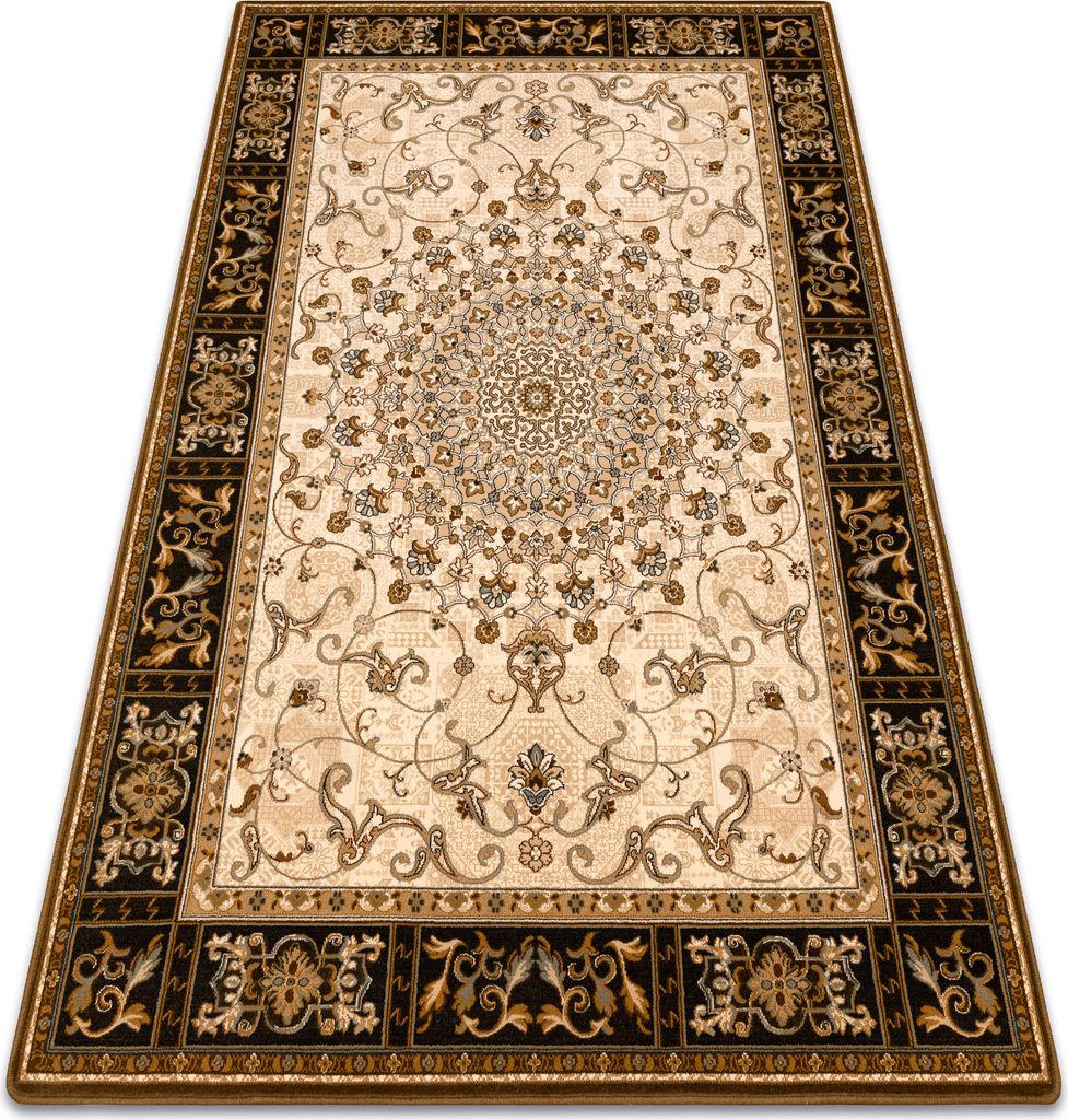Wollteppich SUPERIOR WIEDEŃSKI Schnupftabak beige 170x235 cm