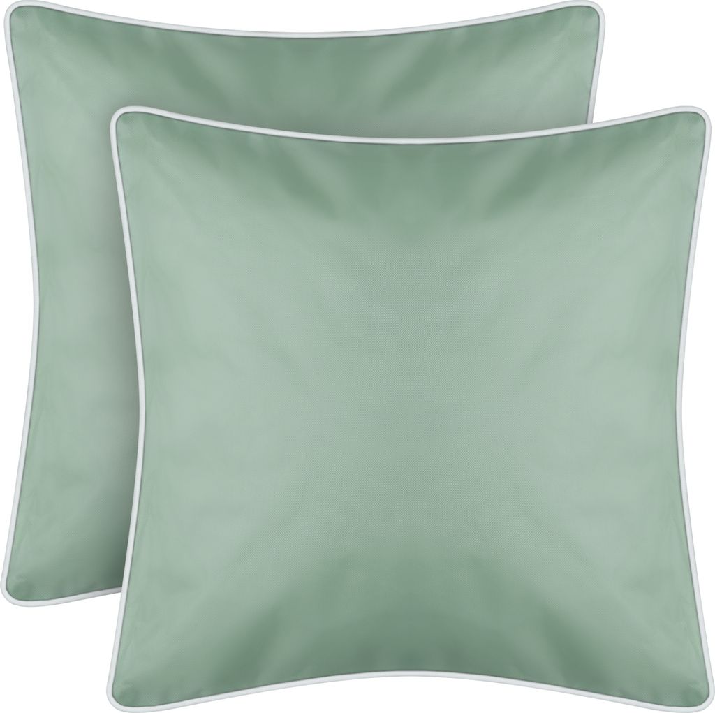 Cuscino da esterno con bordino confezione da 2 ( 45 x 45 cm Immagine del prodotto 