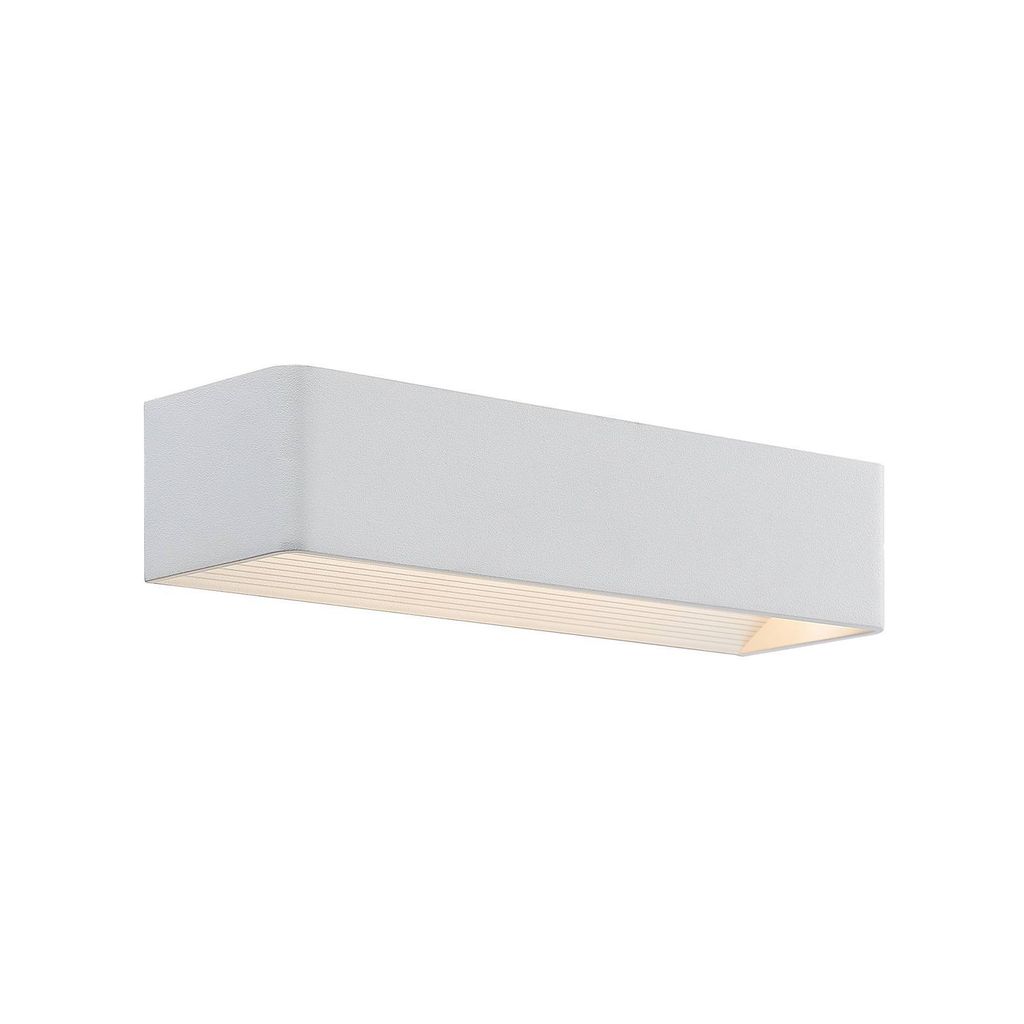 Arcchio LED-Wandlampe Karam, 37 cm, weiß, Metall, up/down