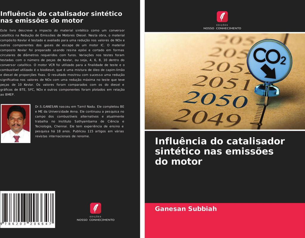 Influência do catalisador sintético nas emissões do motor