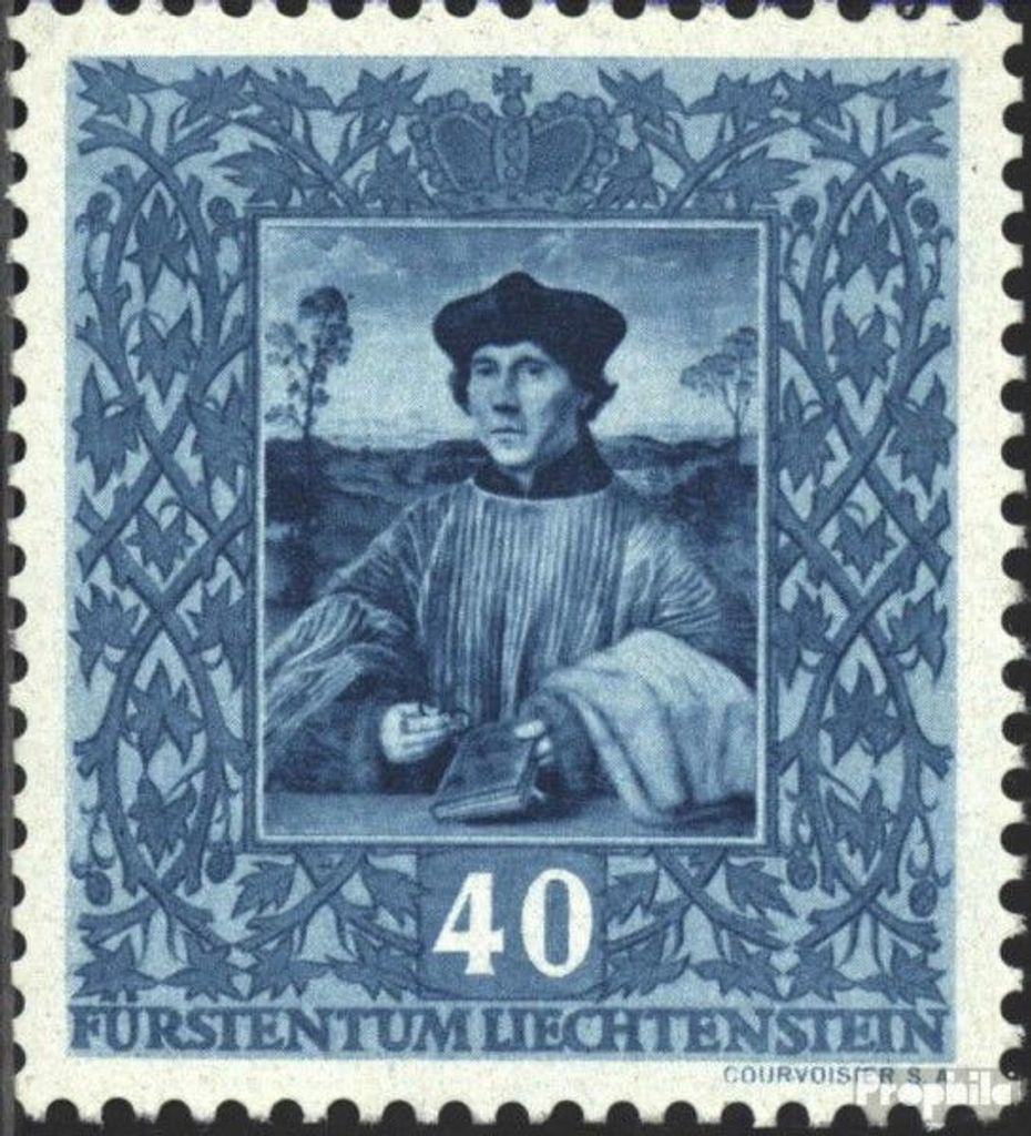 Briefmarken Liechtenstein 1949 Mi 271 postfrisch Gemälde