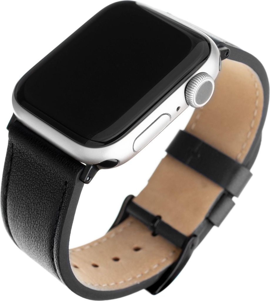 FIXED Fixed | Strap for Apple Watch 42/44/45/46/49mm | Black | Leather