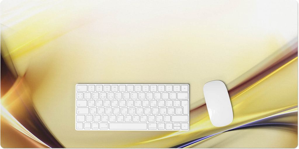 Zarte Abstraktionslinien – Schreibtischunterlage – Rutschfeste Tischunterlage – Schreibtischmatte für Büro & Zuhause – Schreibunterlage ...