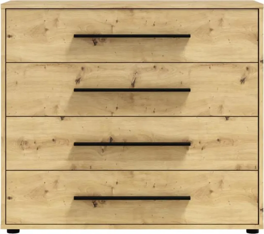 Commode bois chêne artisanal ANDELINA - Finition naturelle et design 4S
