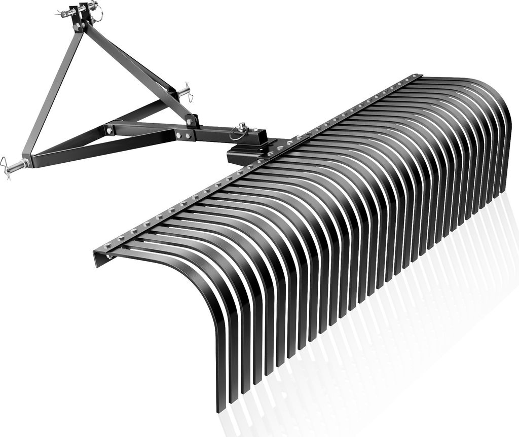 Wiltec Rasentraktor Heuharke mit 152 cm Arbeitsbreite, Produktbild 