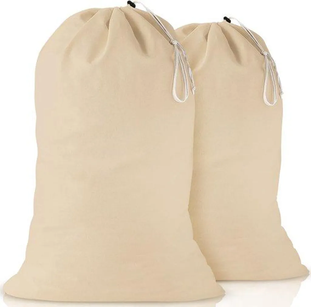 Sac à linge coton 24x36 cm anti-accrocs pour machine et sèche-linge