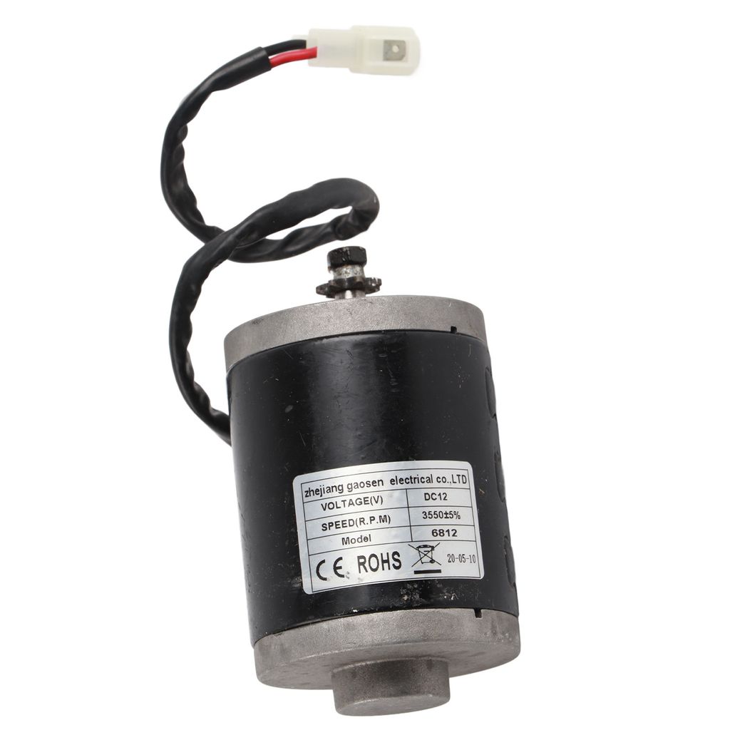 MY6812 - Moteur DC 12 V 100 W, Robuste et Durable, pour Électro-Scooters et Bicyclettes (3550 U/min)